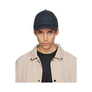 Stone Island Compass Logo Adjustable Curved Brim Twill Cotton Reps Hat OS